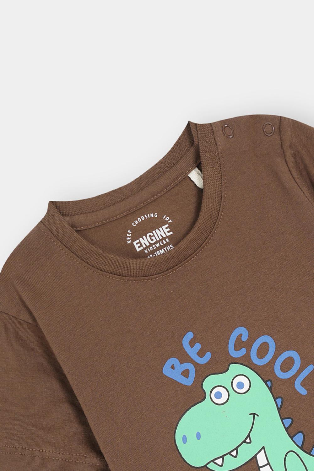 Engine Boys T Shirt IT5054-I02-BRN