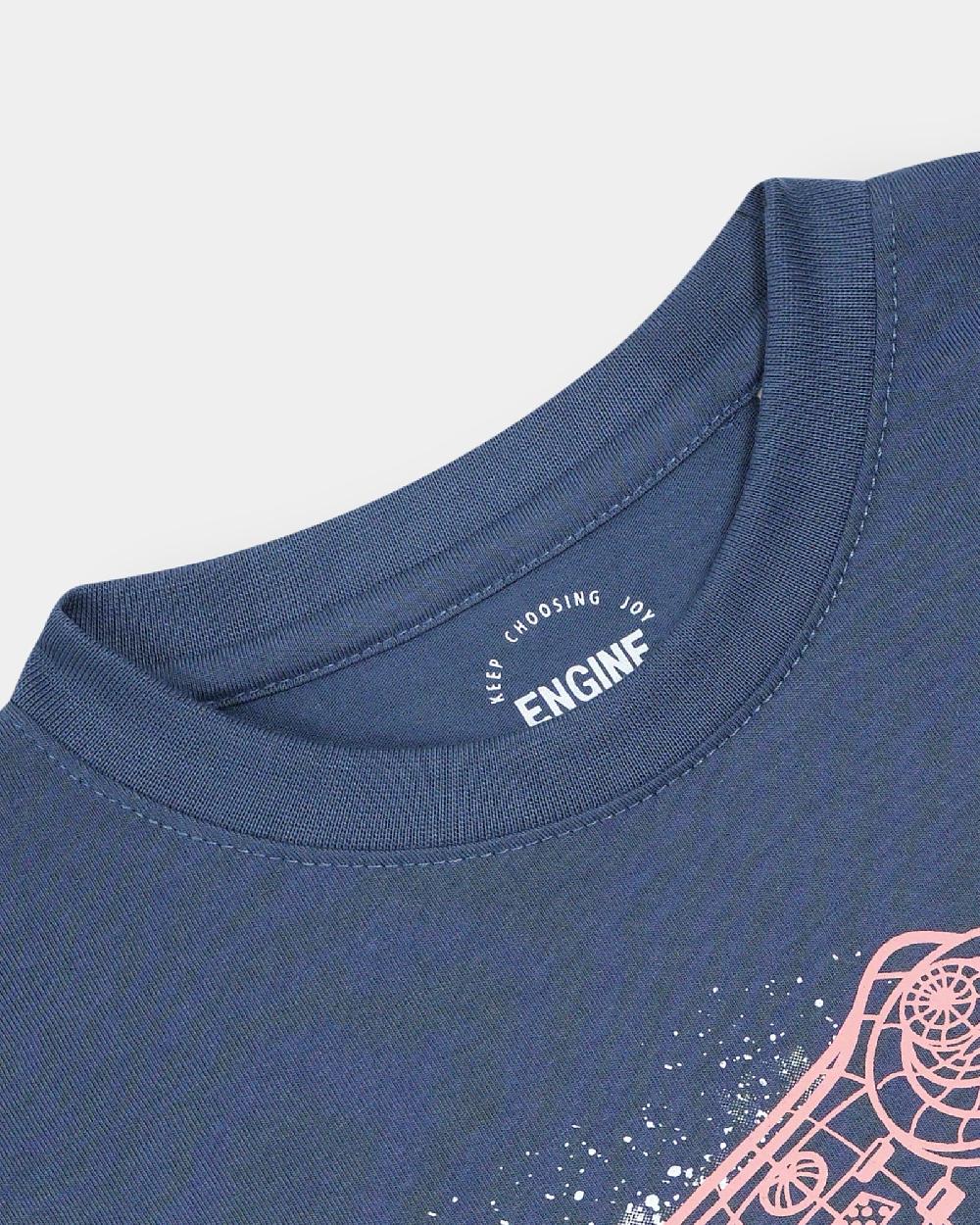 Engine Boys T Shirt KT5007-506-BLU