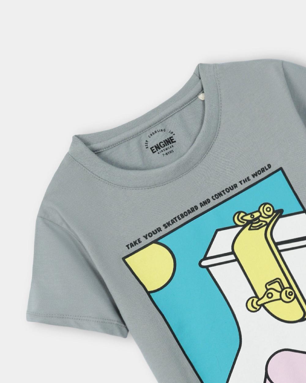 Engine Boys T Shirt KT5017-507-GRY