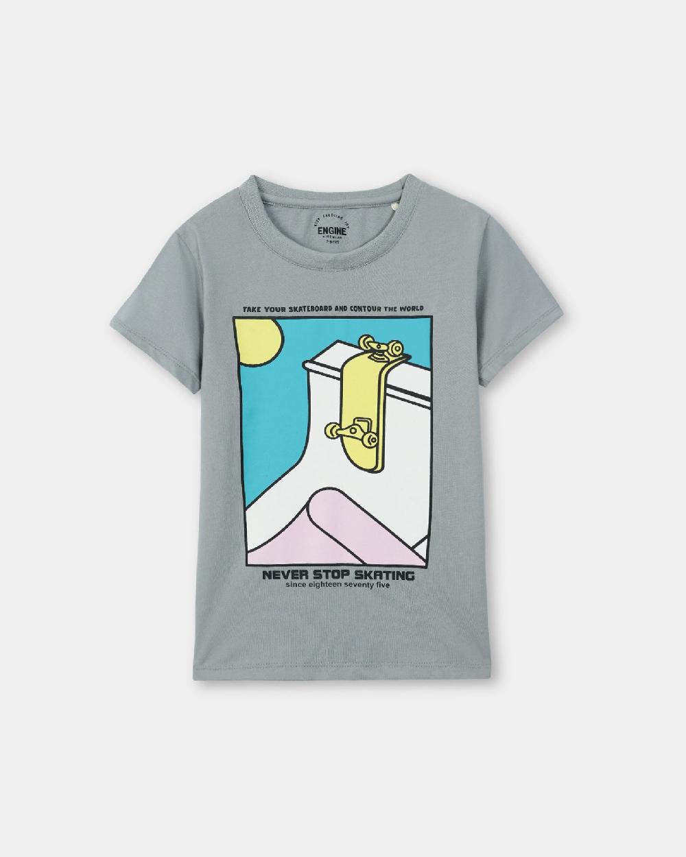 engine Boys T Shirt KT5017-507-GRY