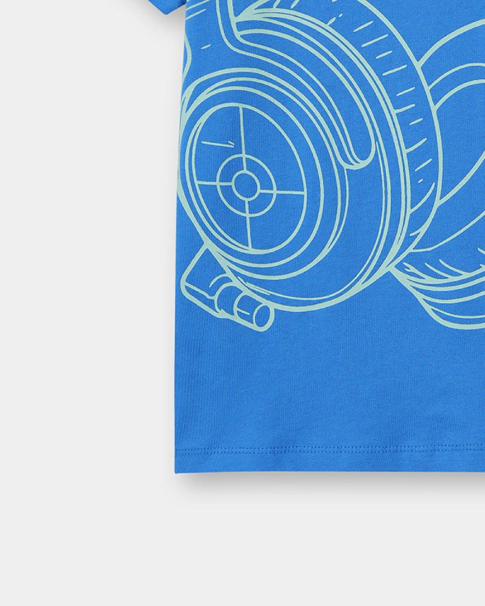 Engine Boys T Shirt KT5027-506-BLU