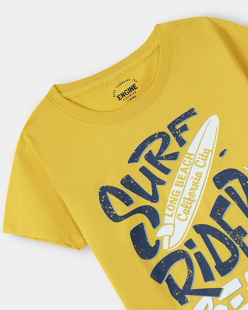 Engine Boys T Shirt KT5037-K02-YEL