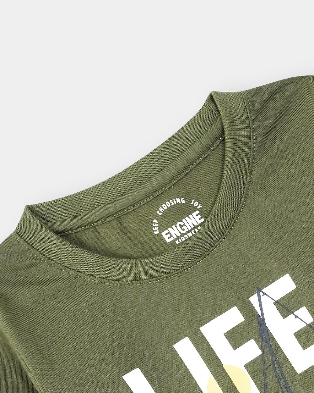 Engine Boys T Shirt KT5047-507-OLV