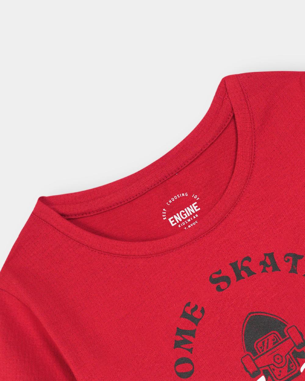 Engine Boys T Shirt KT5049-K02-RED