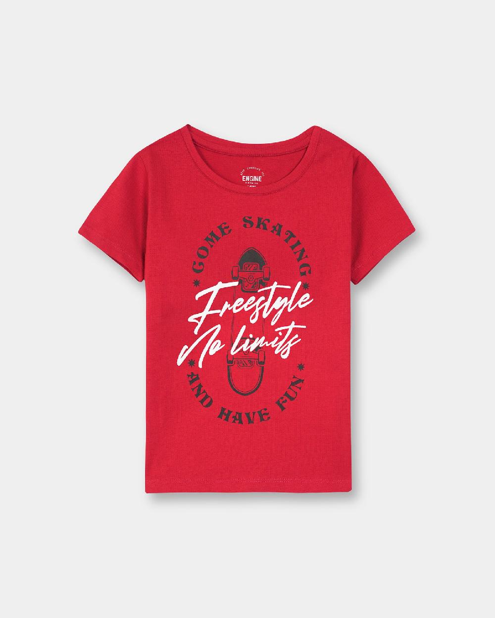 engine Boys T Shirt KT5049-K02-RED