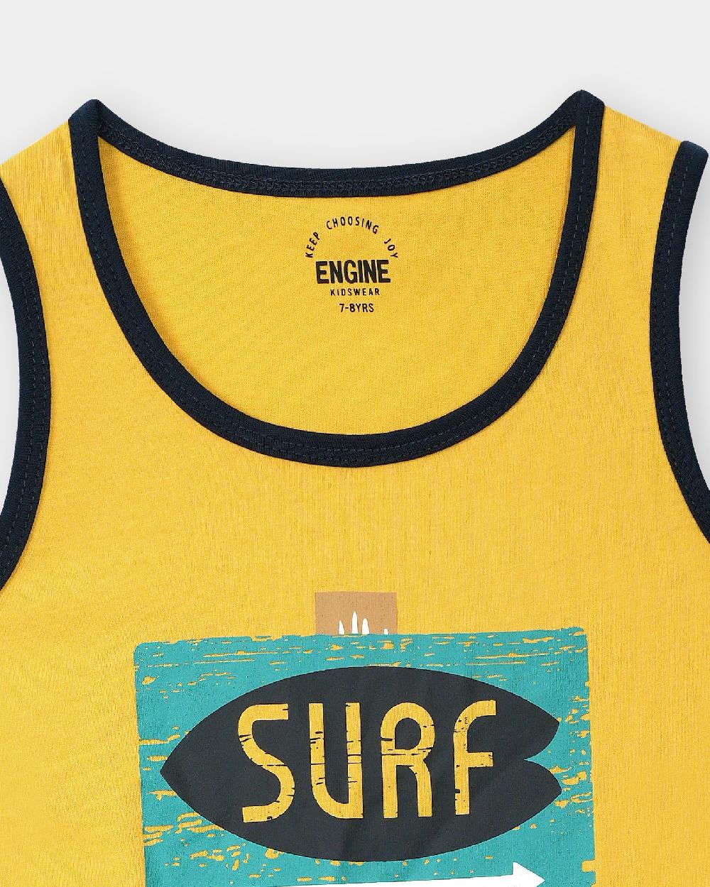 Engine Boys T Shirt KT5051-506-YEL