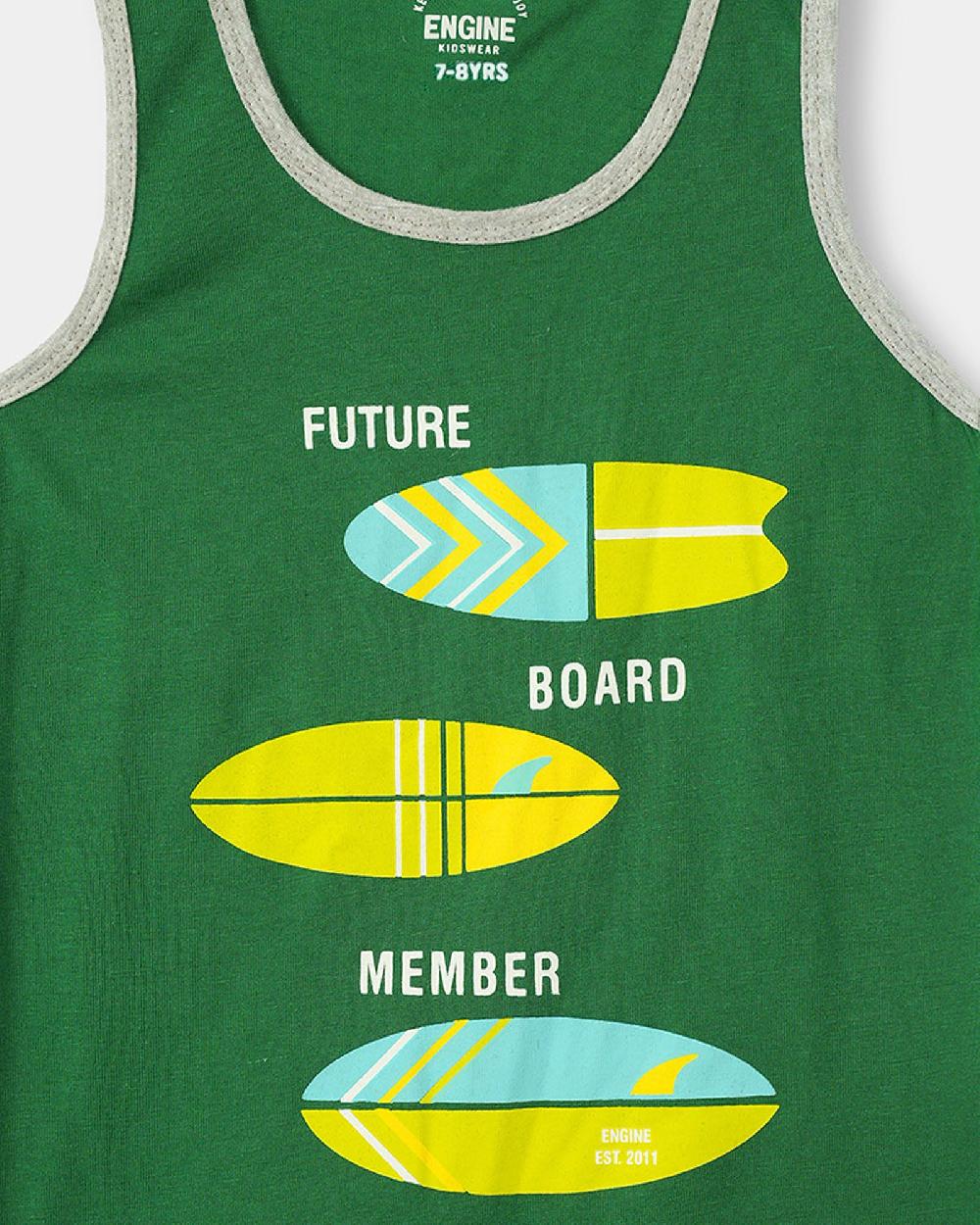 Engine Boys T Shirt KT5054-506-GRN