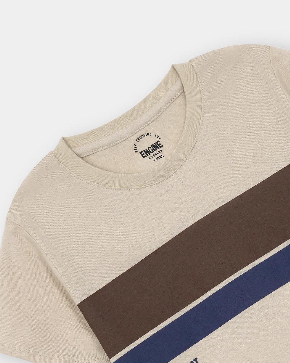 Engine Boys T Shirt KT5056-K02-BGE