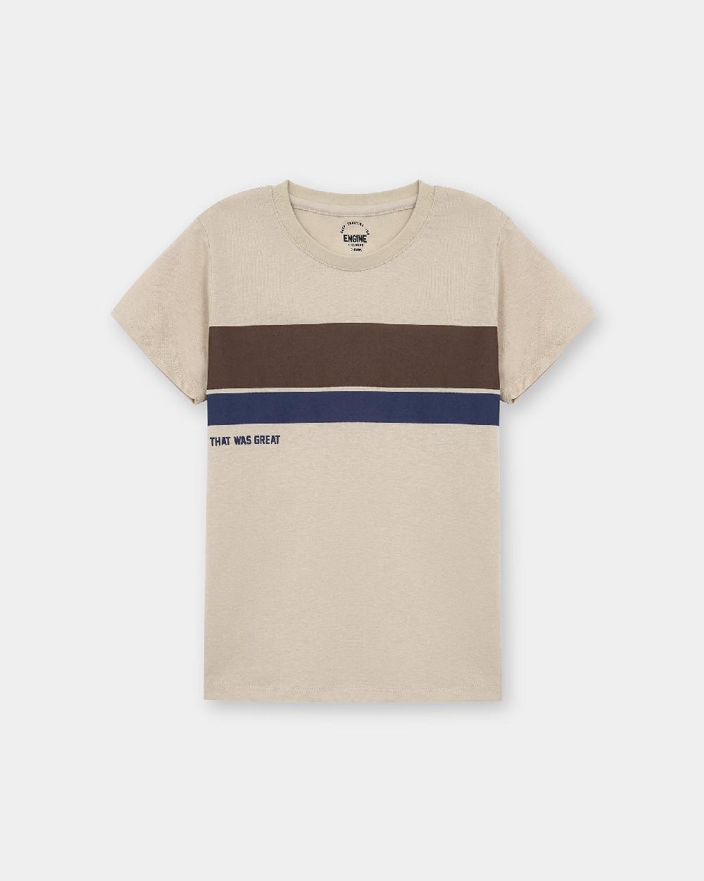 engine Boys T Shirt KT5056-K02-BGE