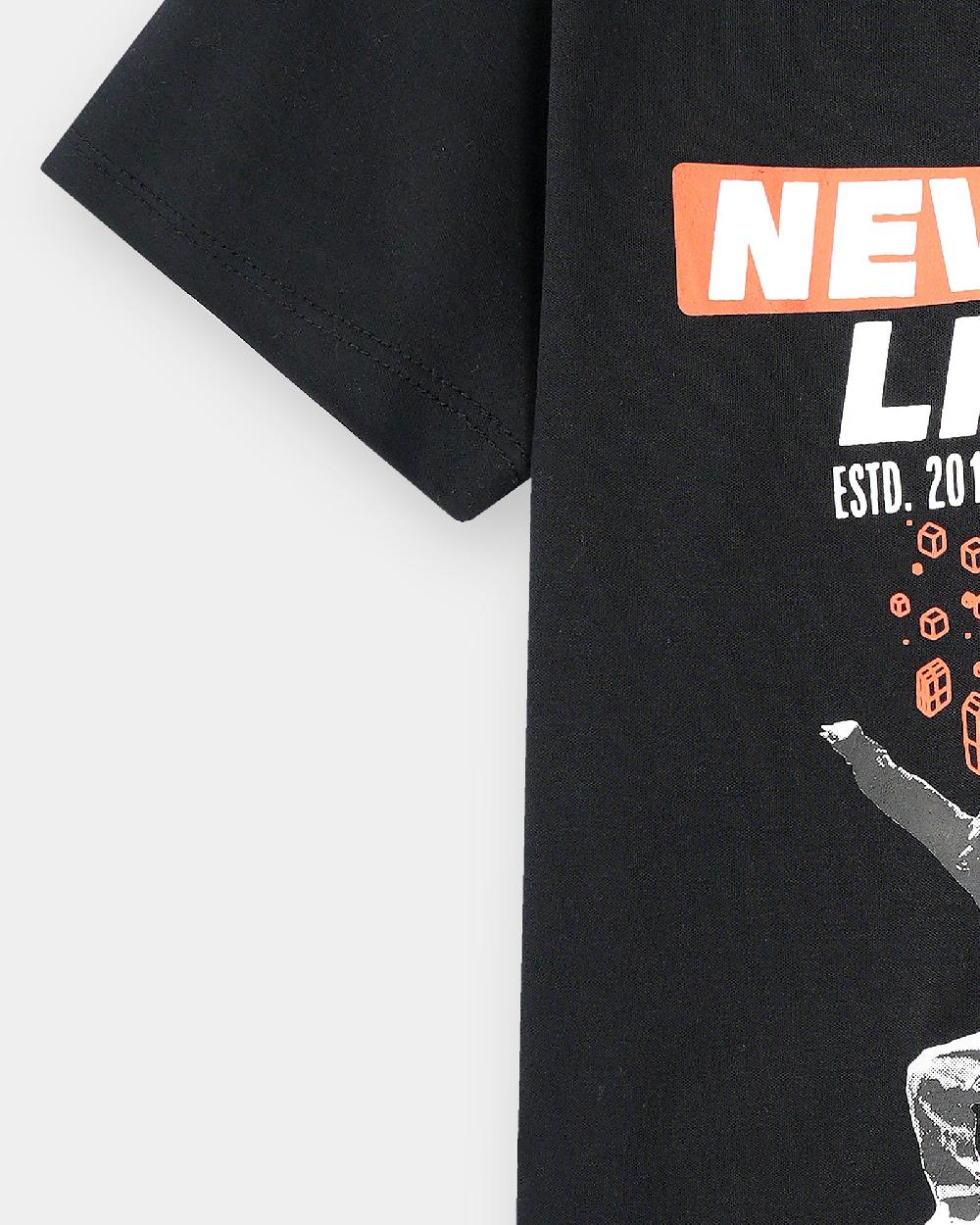 Engine Boys T Shirt KT5057-K02-BLK