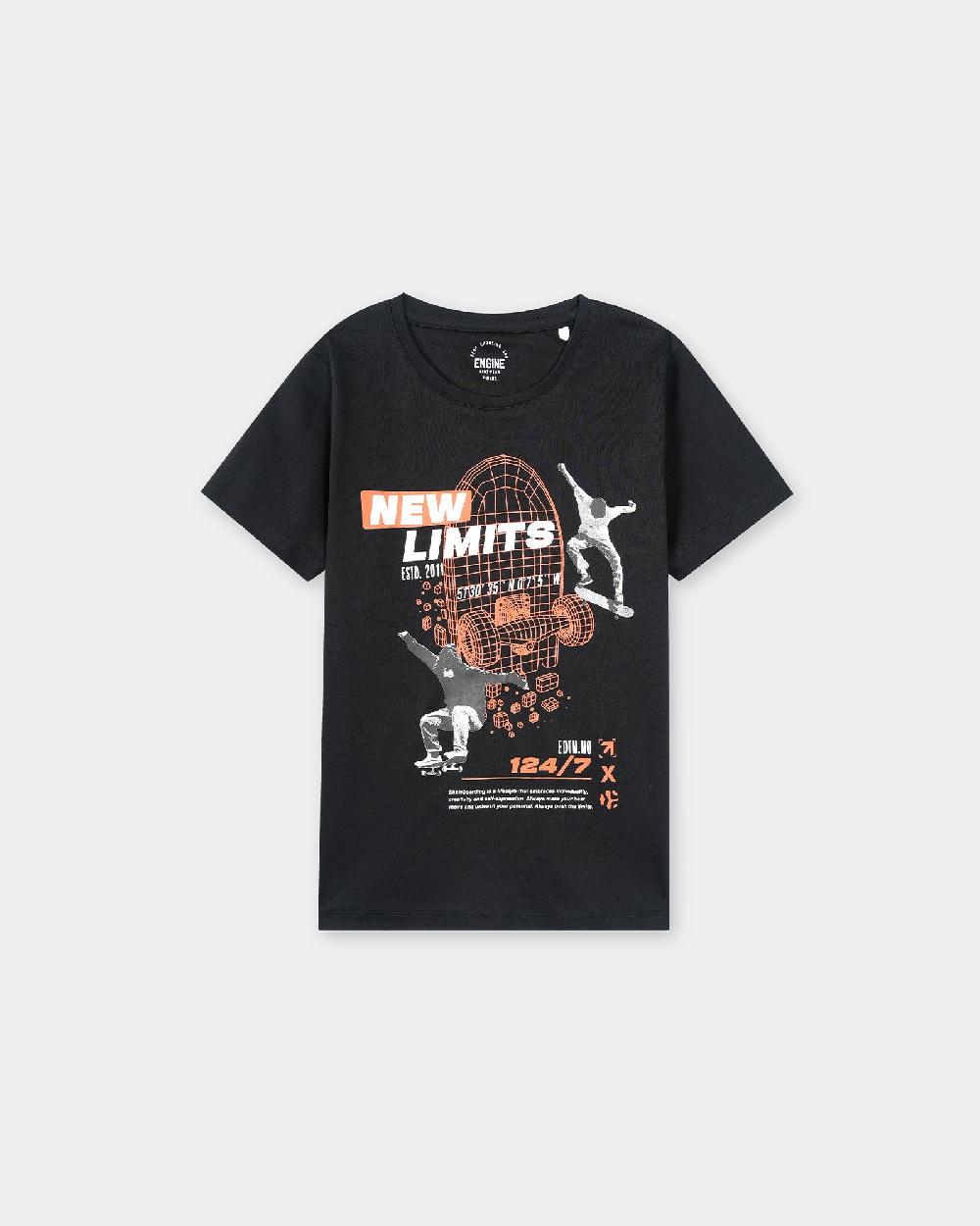engine Boys T Shirt KT5057-K02-BLK