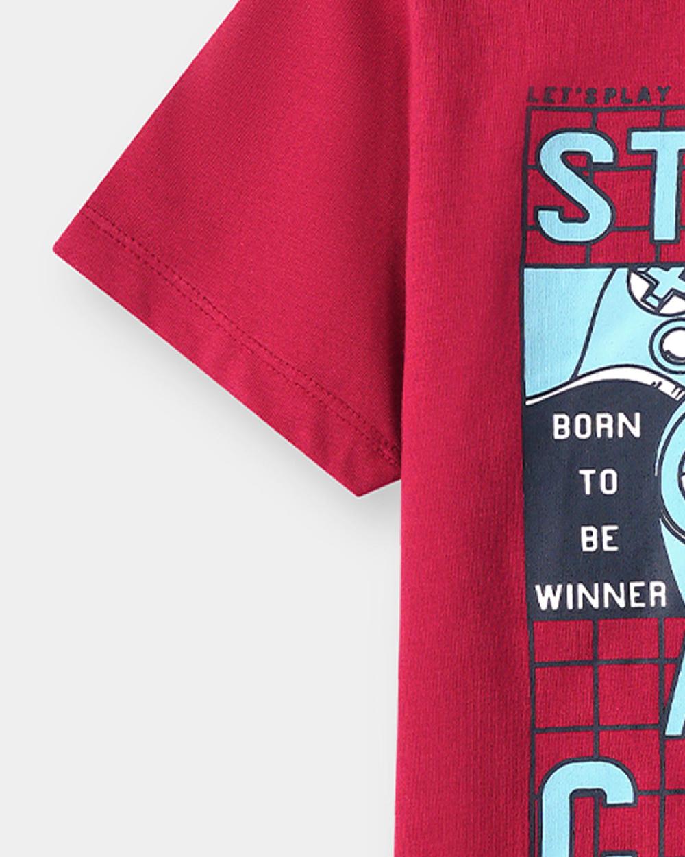 Engine Boys T Shirt KT5058-K04-RED