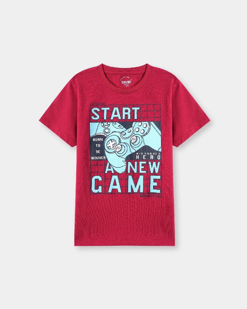 engine Boys T Shirt KT5058-K04-RED