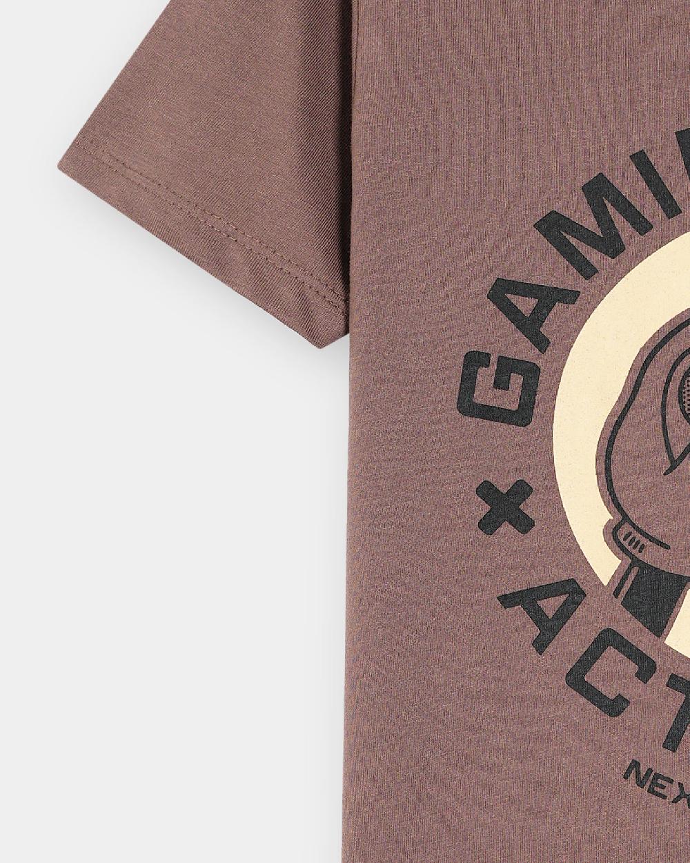 Engine Boys T Shirt KT5063-K02-BRN