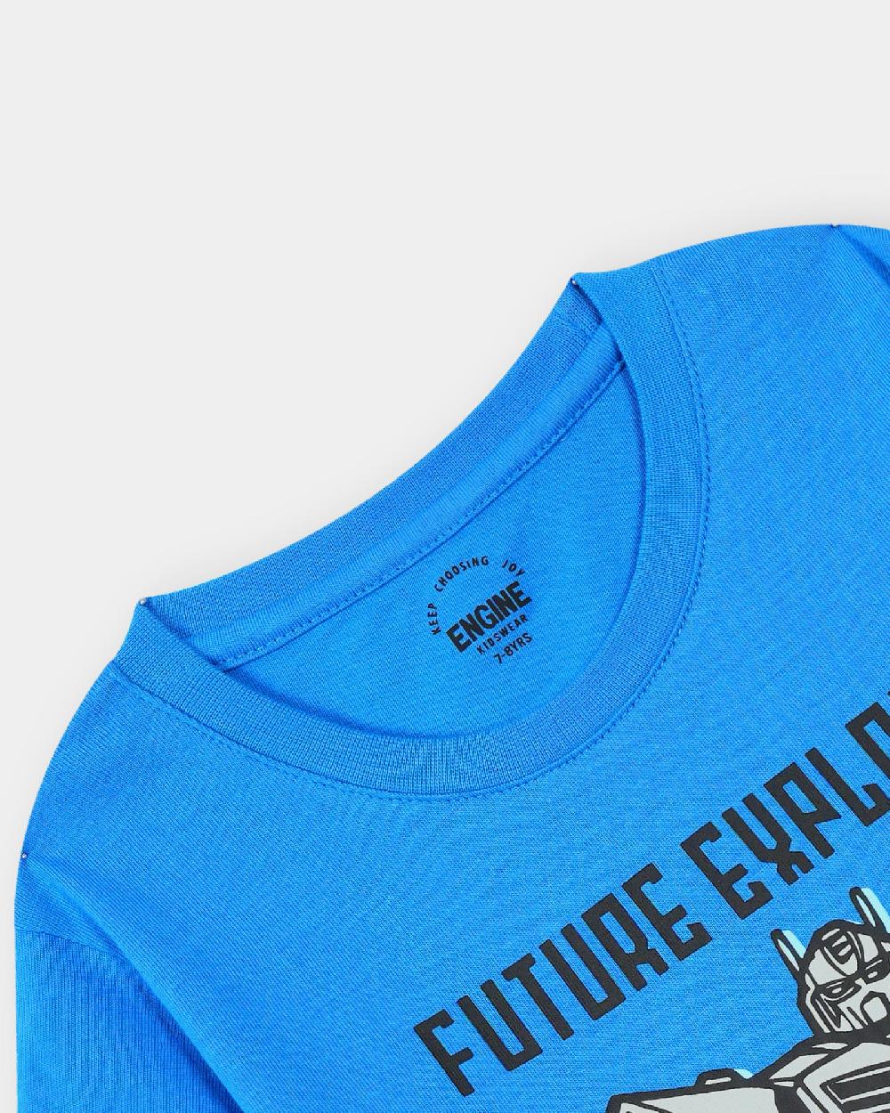 Engine Boys T Shirt KT5065-K02-BLU