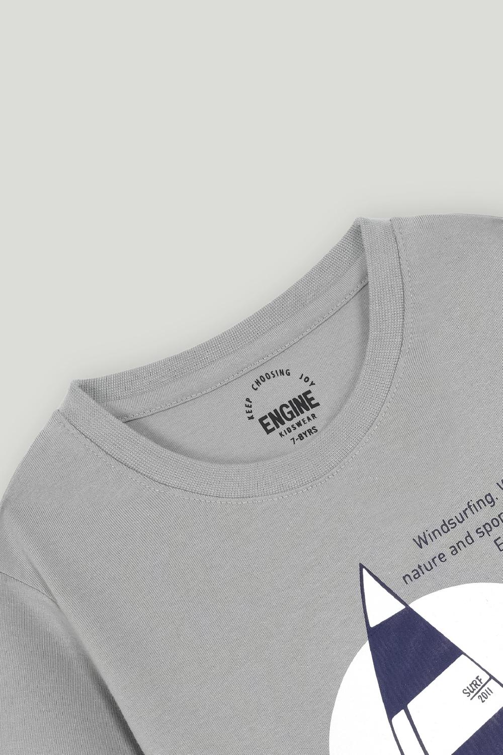 Engine Boys T Shirt KT5072-K02-GRY