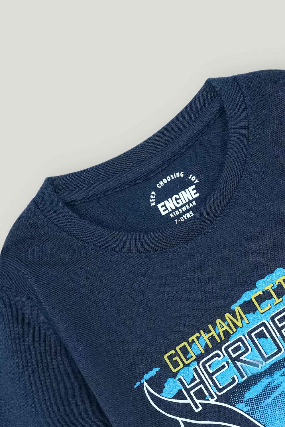 Engine Boys T Shirt KT5074-K02-NVY