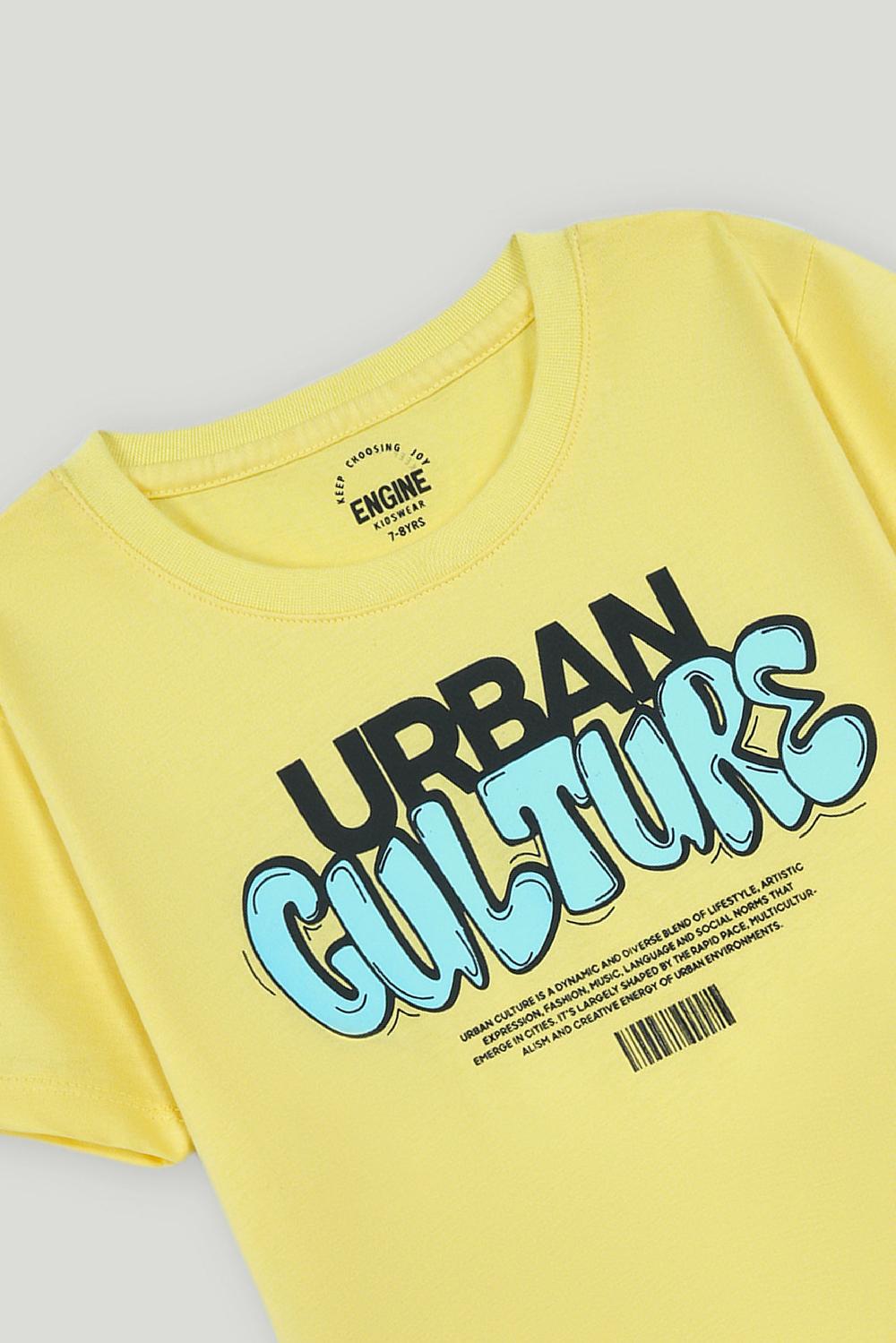 Engine Boys T Shirt KT5075-K02-YEL