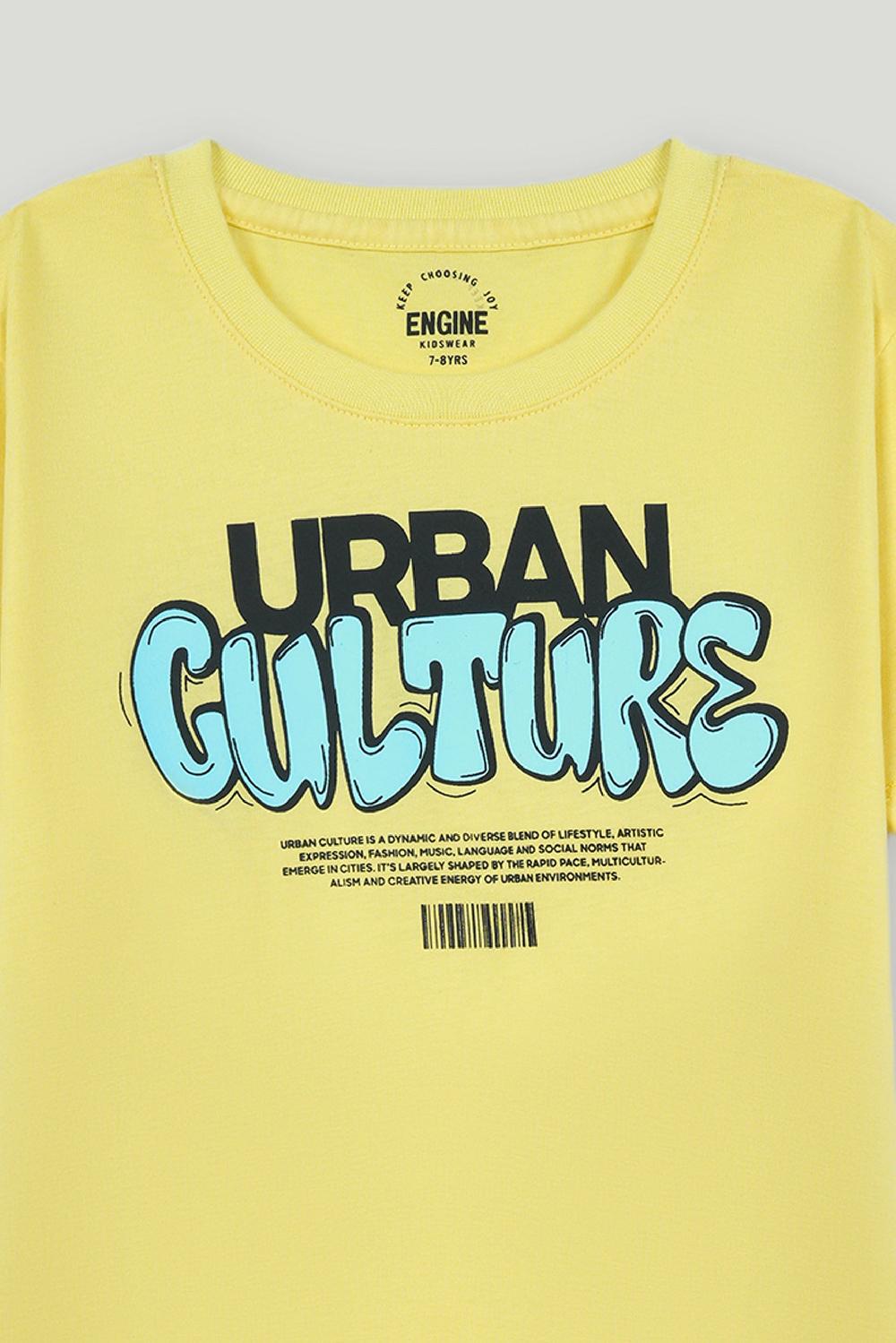 Engine Boys T Shirt KT5075-K02-YEL