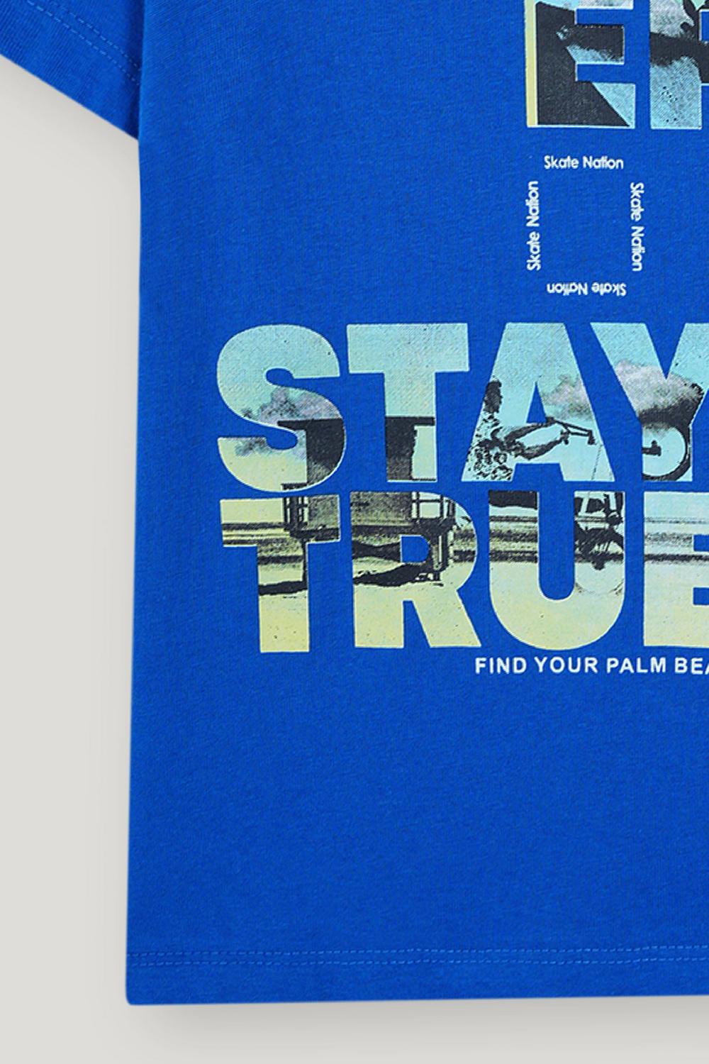 Engine Boys T Shirt KT5076-K02-BLU