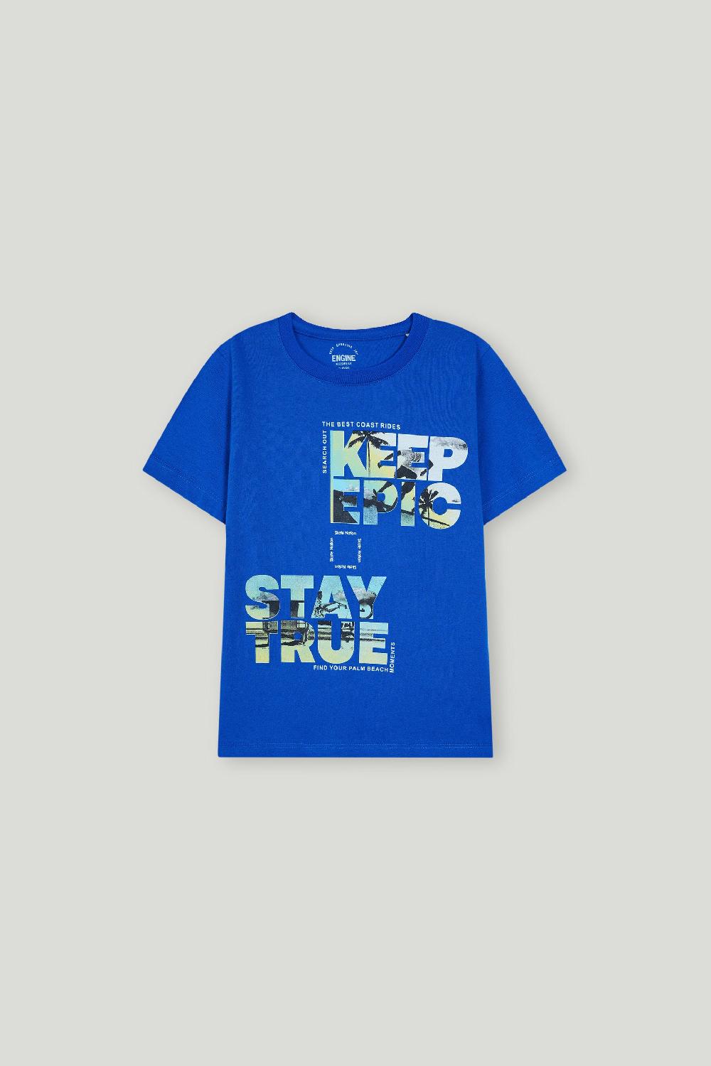 engine Boys T Shirt KT5076-K02-BLU