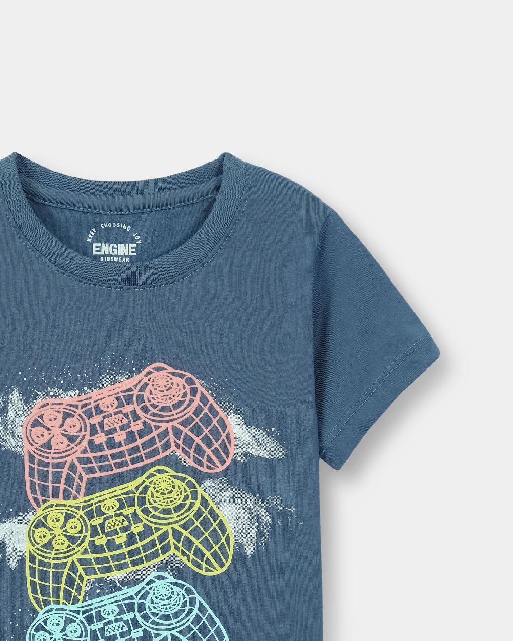 Engine Boys T Shirt TT5005-3YR-BLU