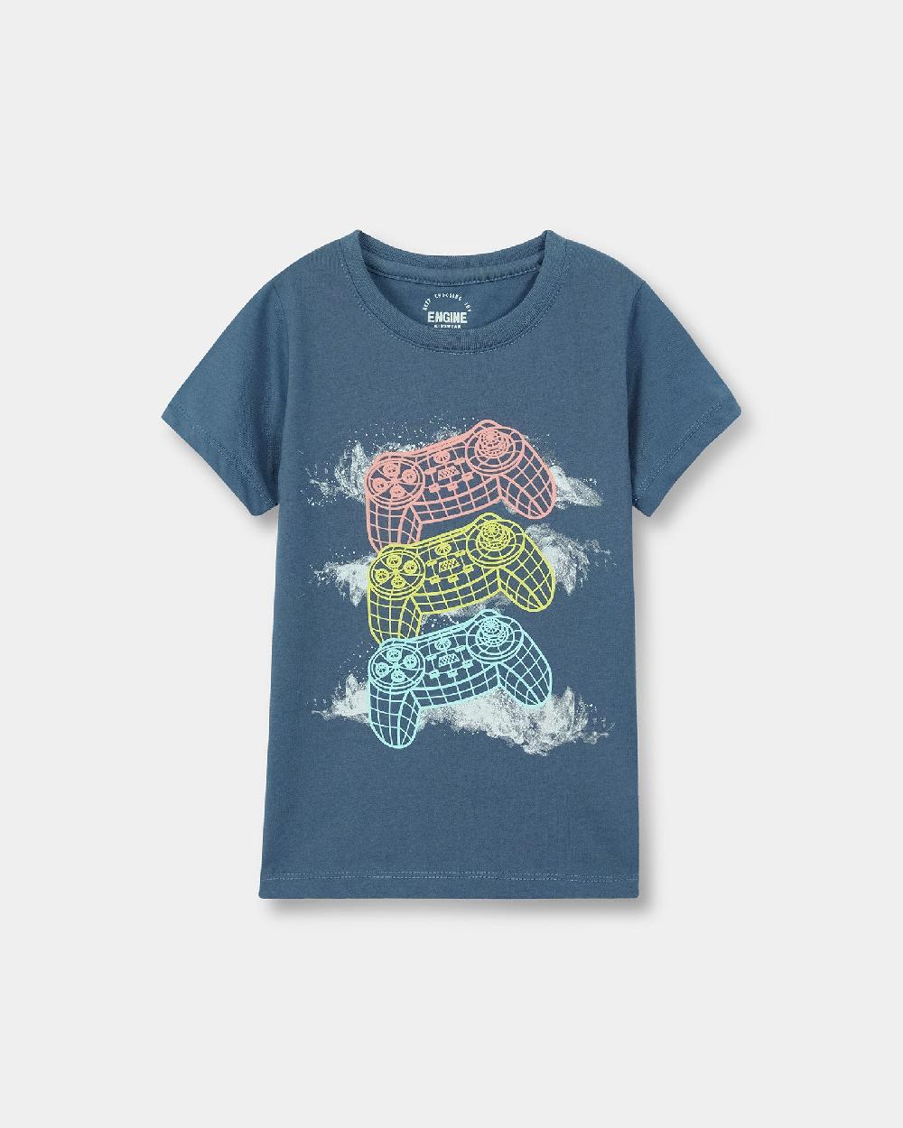 engine Boys T Shirt TT5005-3YR-BLU