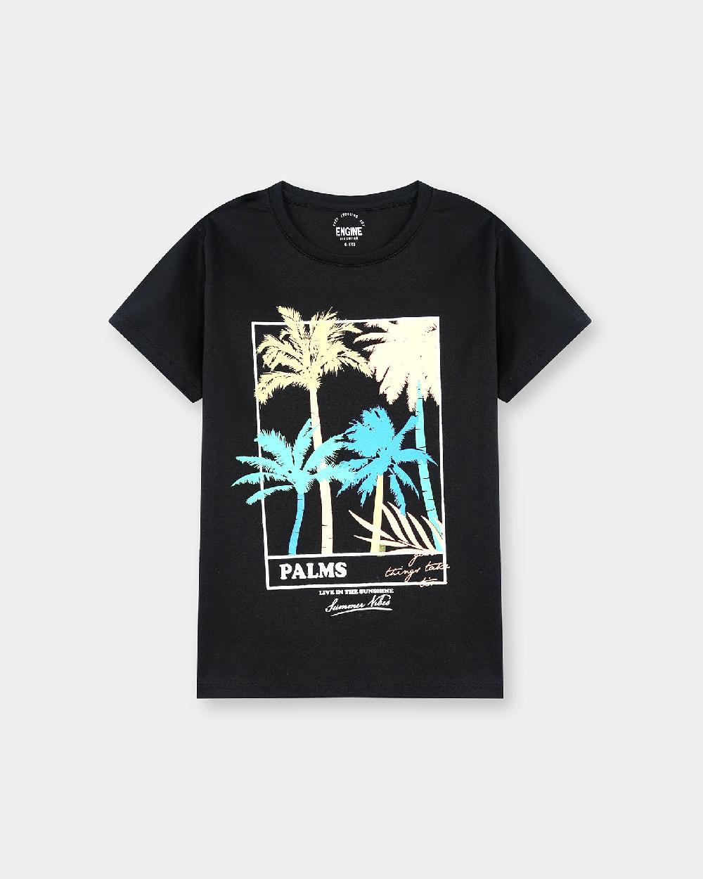 engine Boys T Shirt TT5050-2YR-BLK