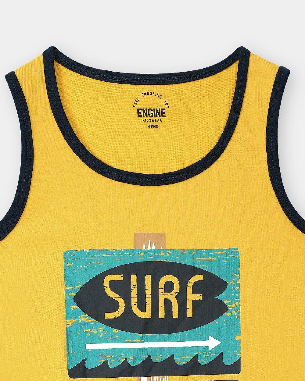 Engine Boys T Shirt TT5053-2YR-YEL