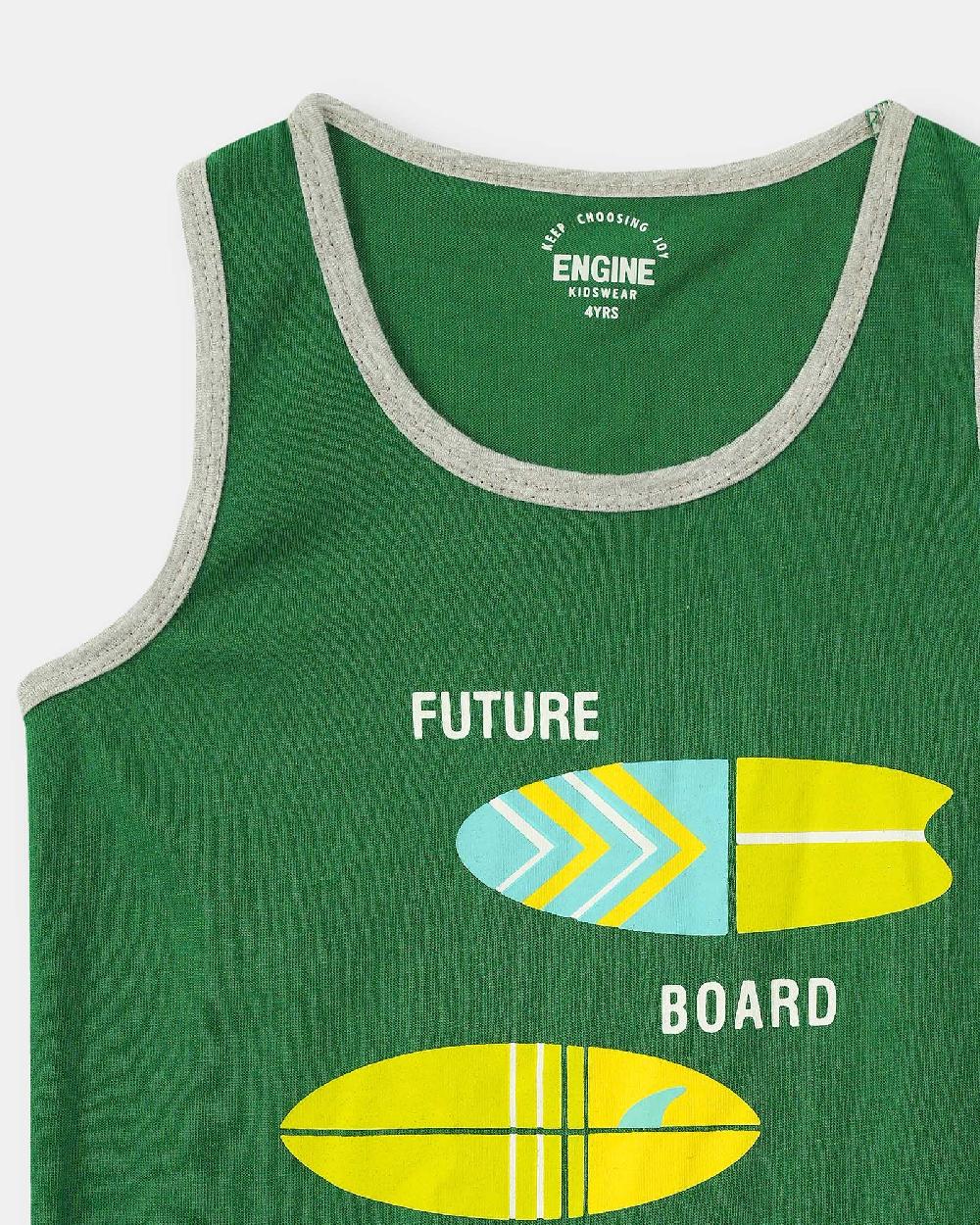 Engine Boys T Shirt TT5056-2YR-GRN