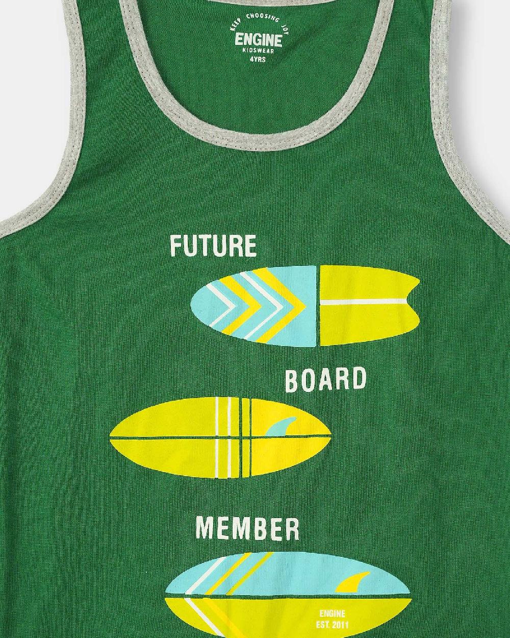 Engine Boys T Shirt TT5056-2YR-GRN