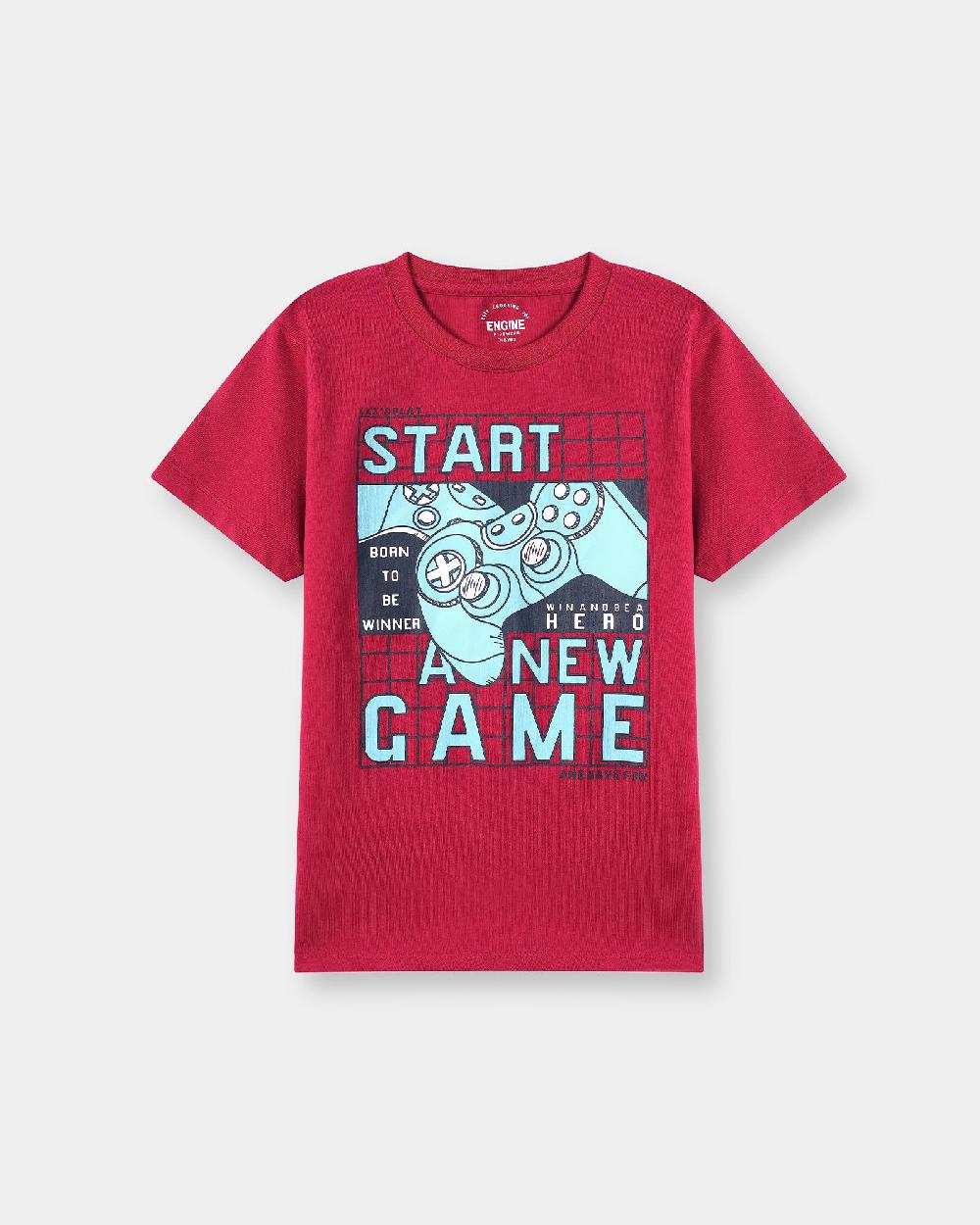 engine Boys T Shirt TT5058-2YR-RED