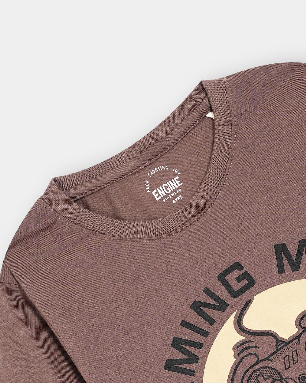 Engine Boys T Shirt TT5063-2YR-BRN