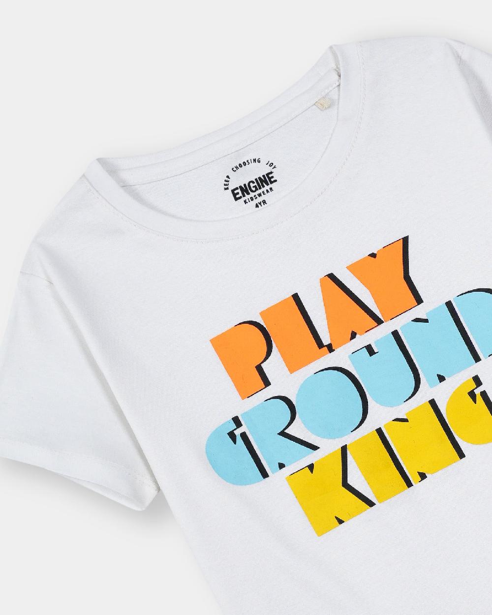 Engine Boys T Shirt TT5066-2YR-WHT
