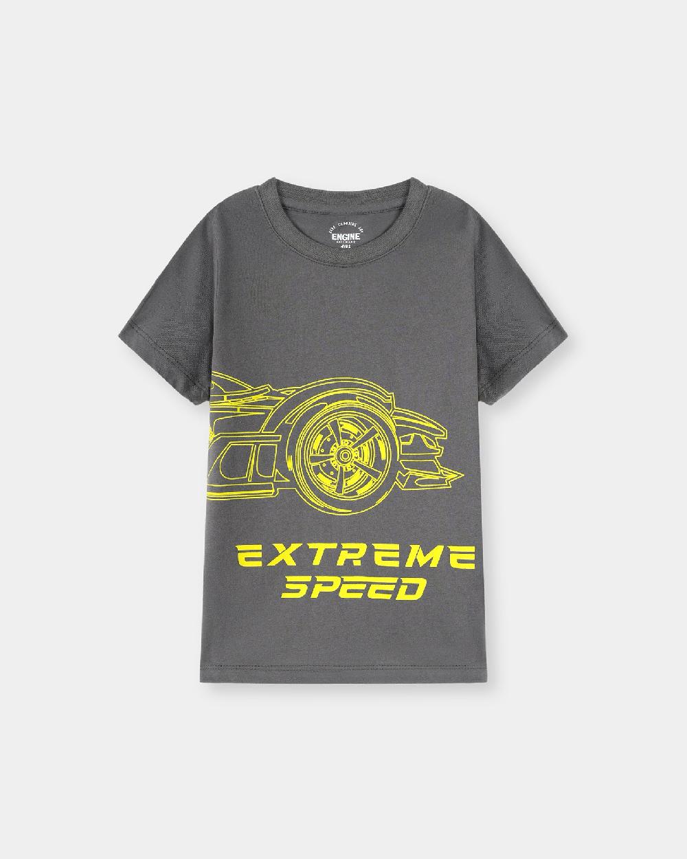 engine Boys T Shirt TT5068-2YR-CHR