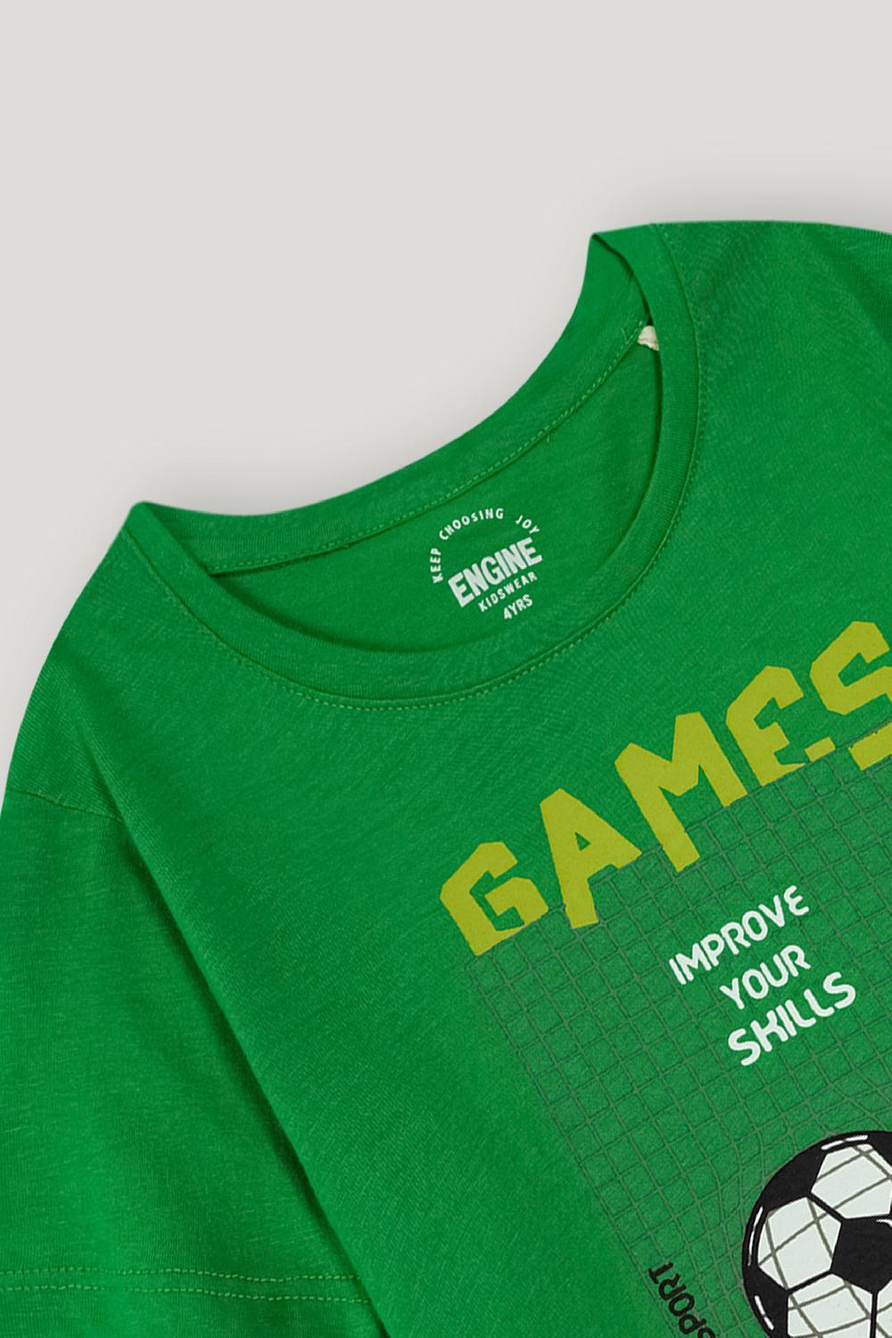 Engine Boys T Shirt TT5078-2YR-GRN