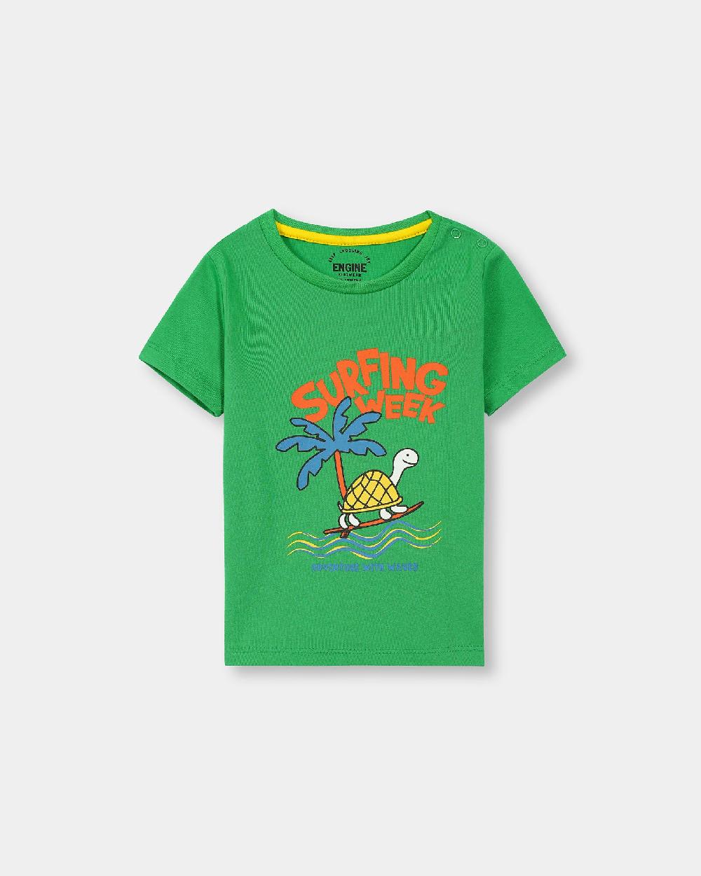 engine Boys T Shirt VIT038-I02-GRN