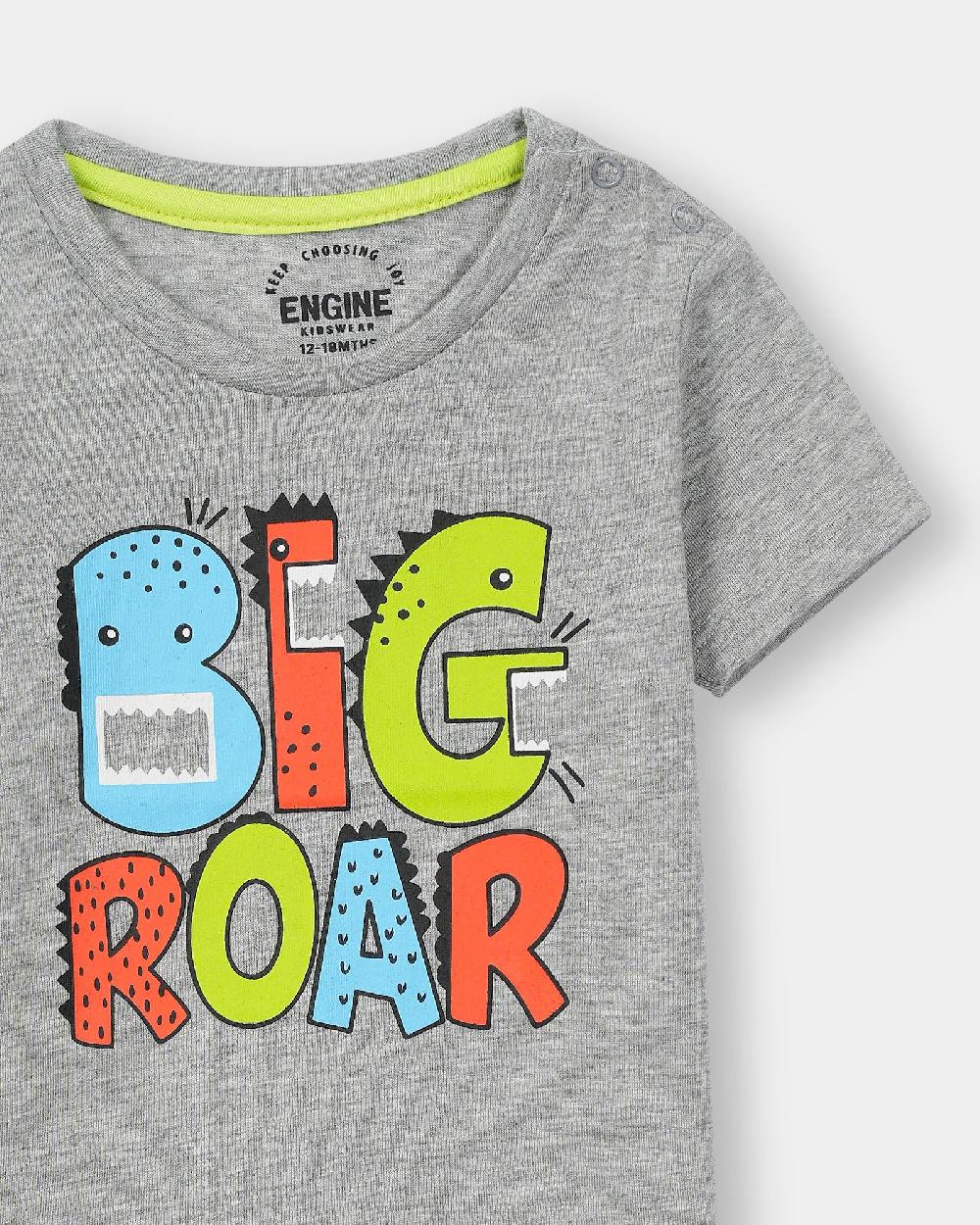 Engine Boys T Shirt VIT052-I02-GRY