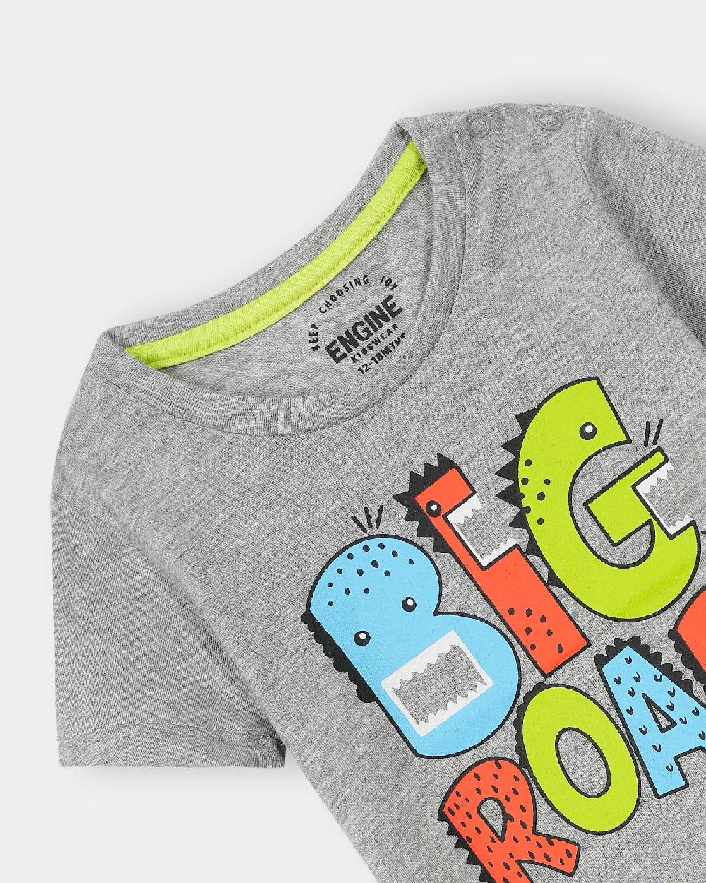 Engine Boys T Shirt VIT052-I02-GRY