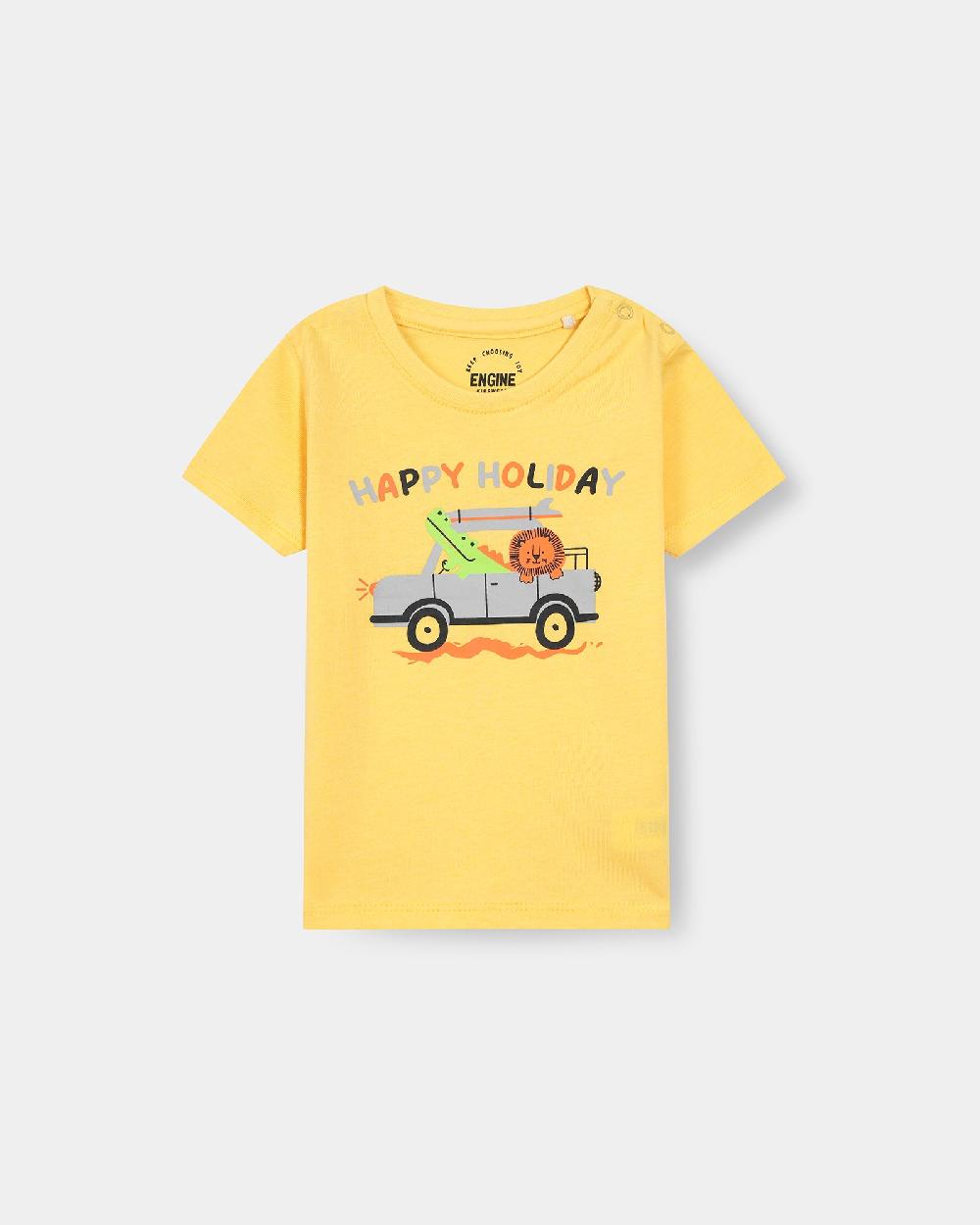 engine Boys T Shirt VIT091-I02-YEL