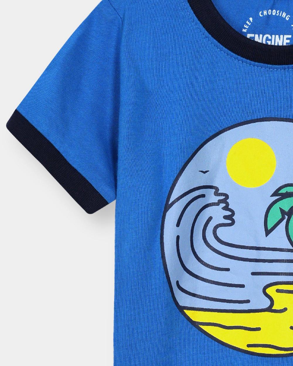 Engine Boys T Shirt VIT092-I02-BLU