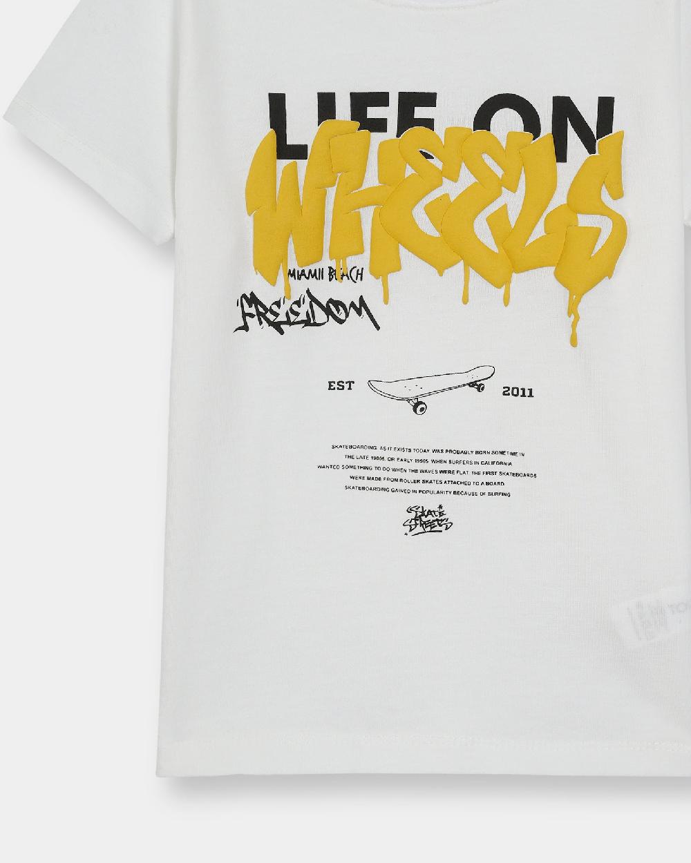 Engine Boys T Shirt VIT120-I02-WHT