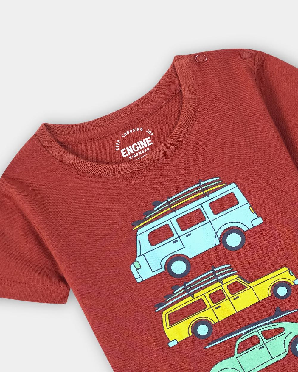 Engine Boys T Shirt VIT121-I02-RST