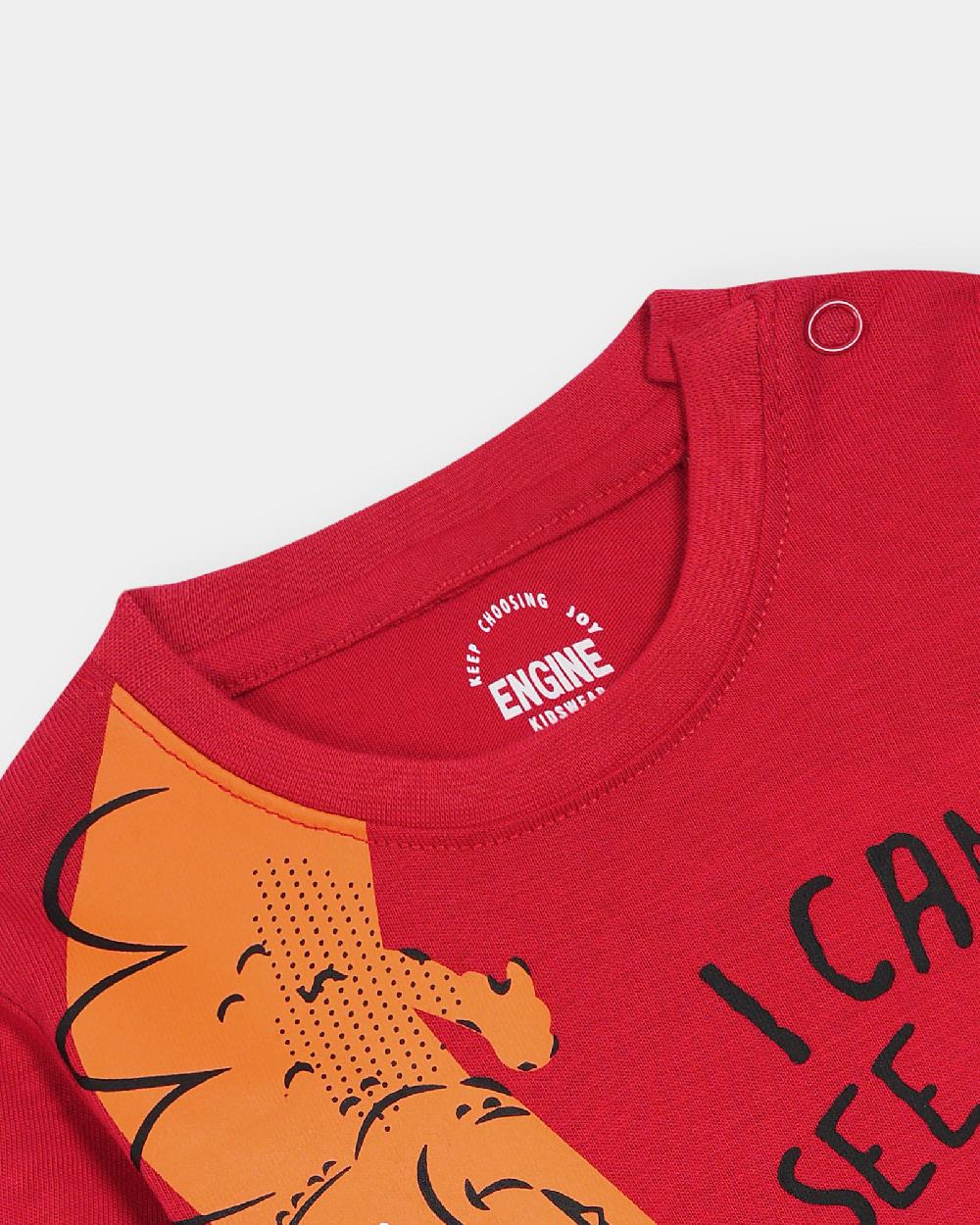 Engine Boys T Shirt VIT125-I02-RED