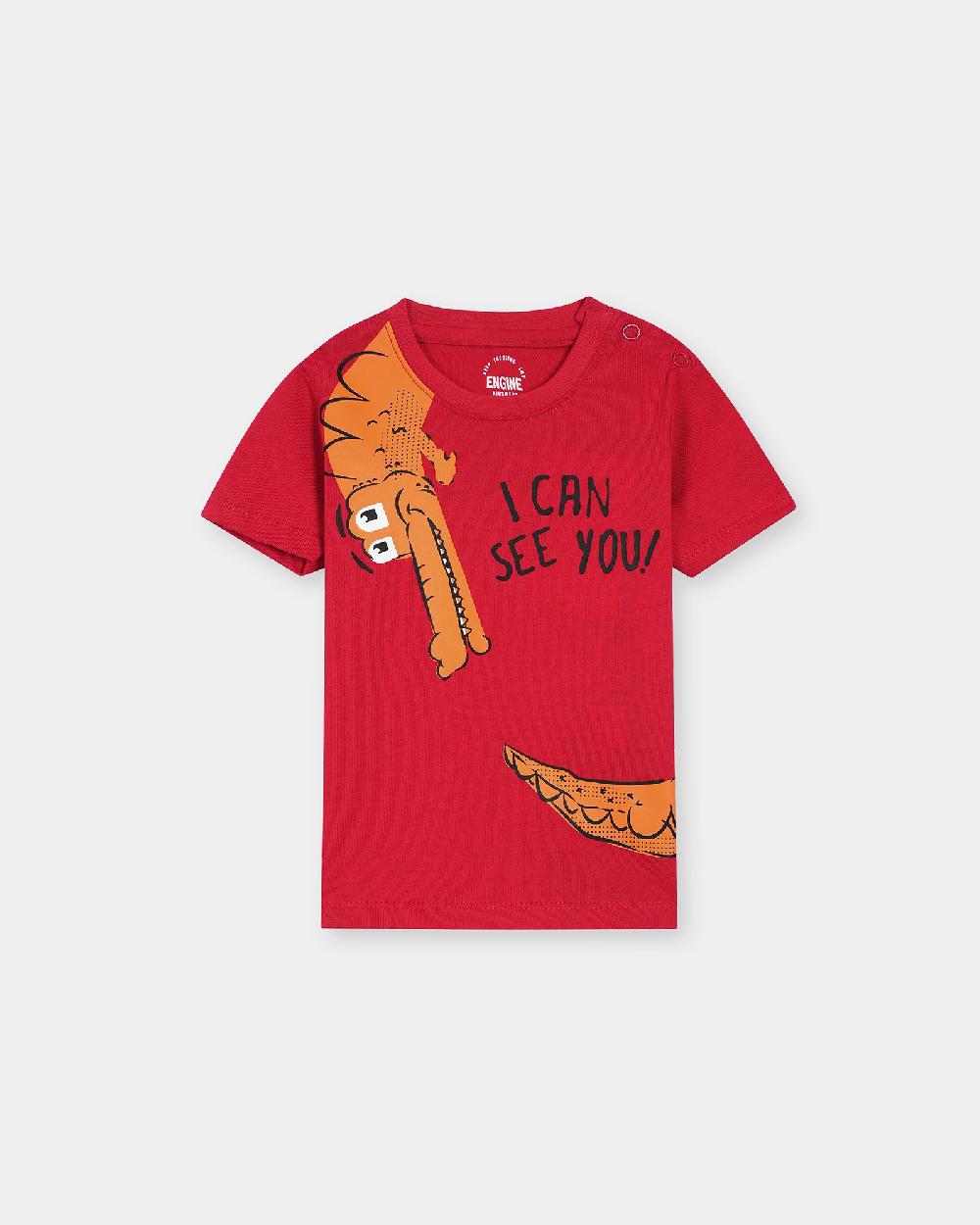 engine Boys T Shirt VIT125-I02-RED