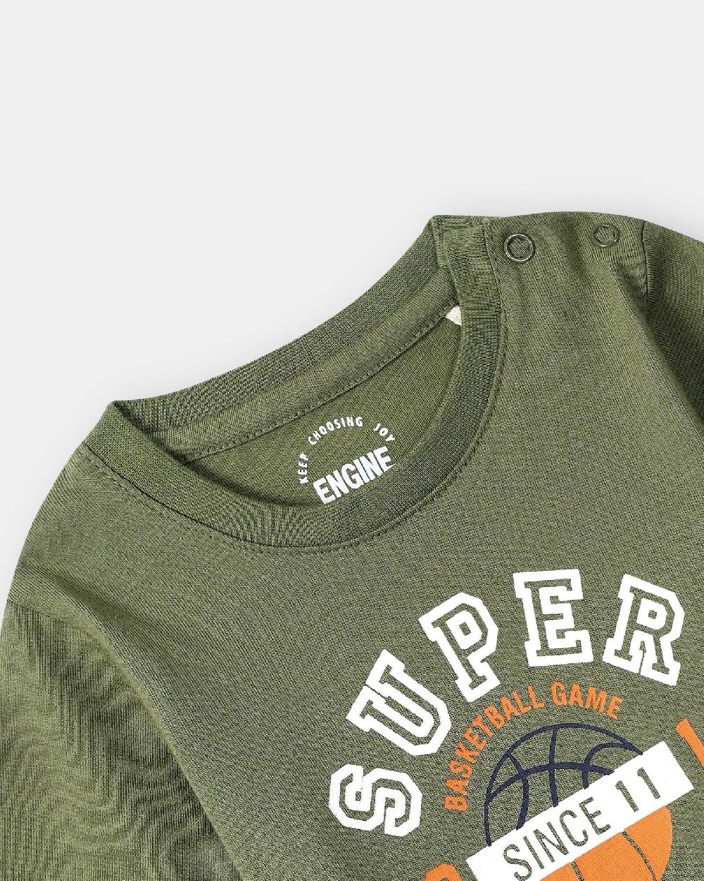 Engine Boys T Shirt VIT126-I02-OLV
