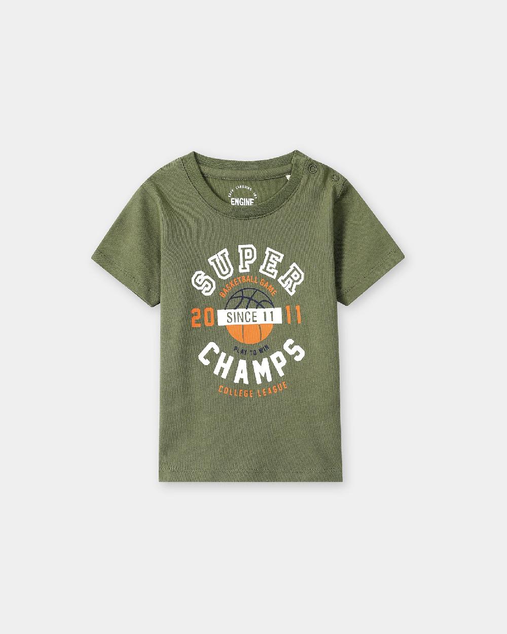 engine Boys T Shirt VIT126-I02-OLV