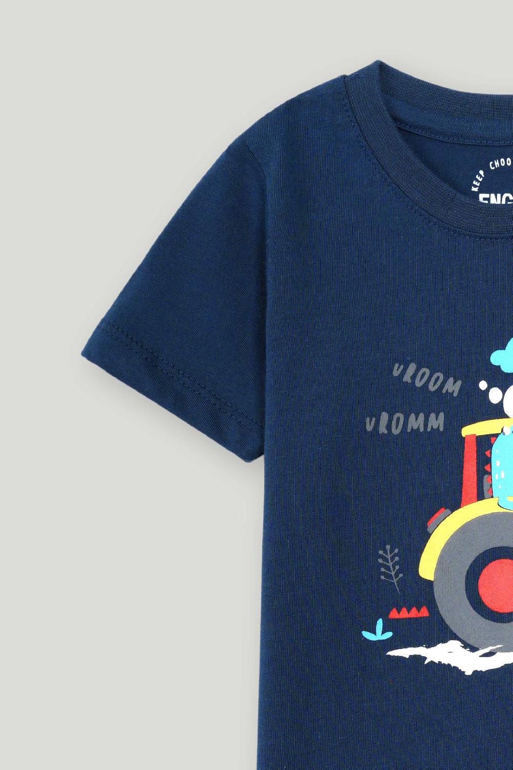 Engine Boys T Shirt VIT137-I02-NVY