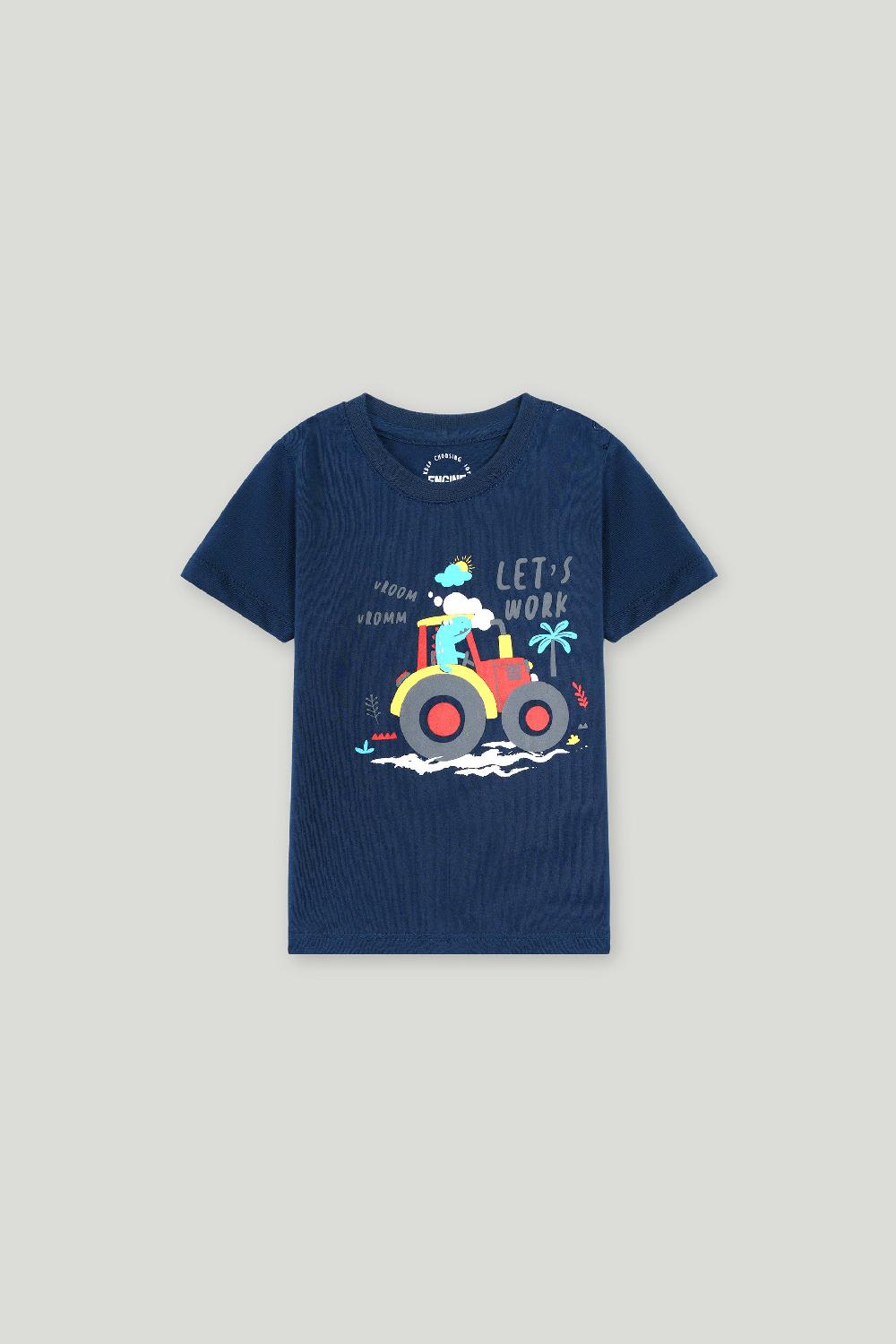 engine Boys T Shirt VIT137-I02-NVY