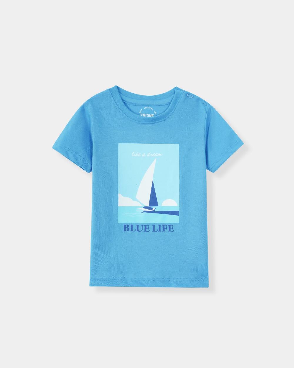 engine Boys T Shirt VIT145-I02-BLU